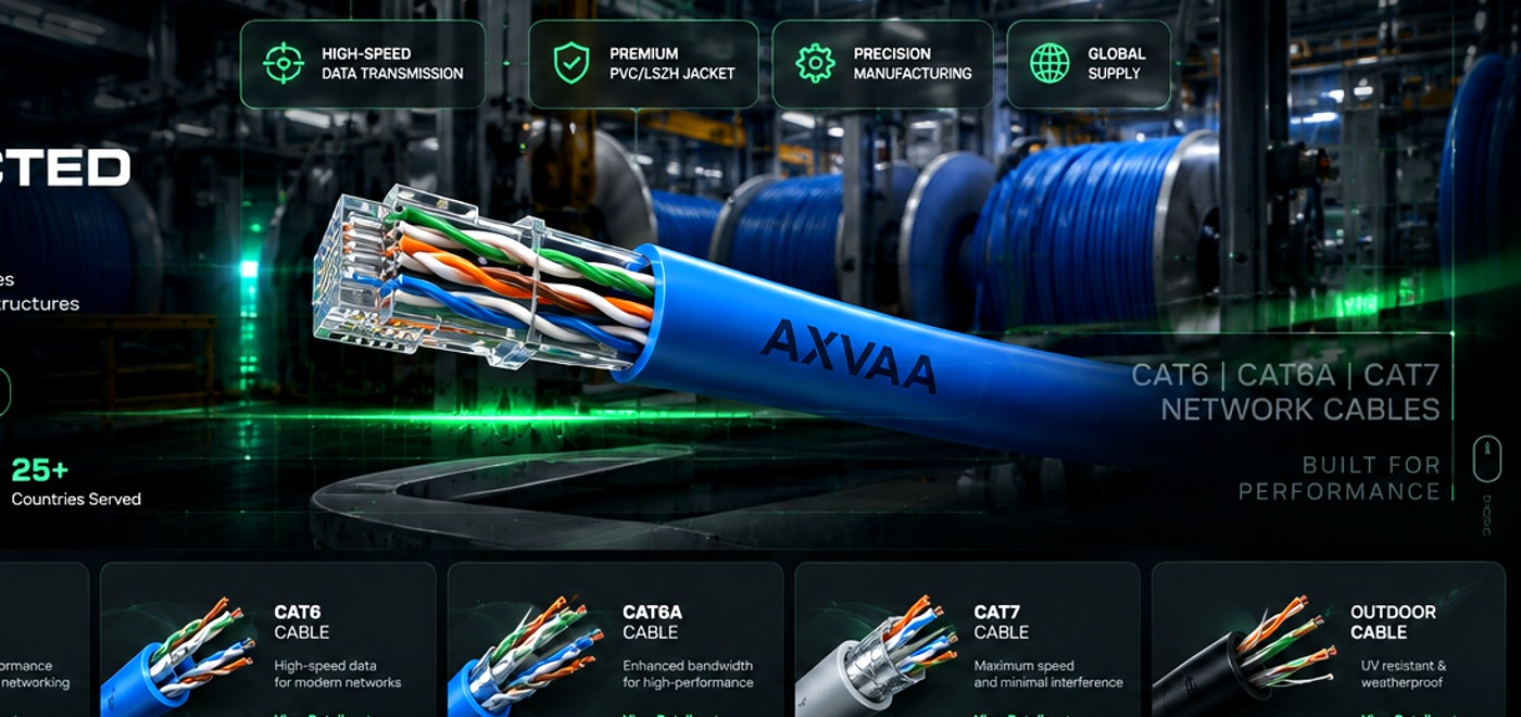 AXVAA network cable manufacturing and Ethernet cable